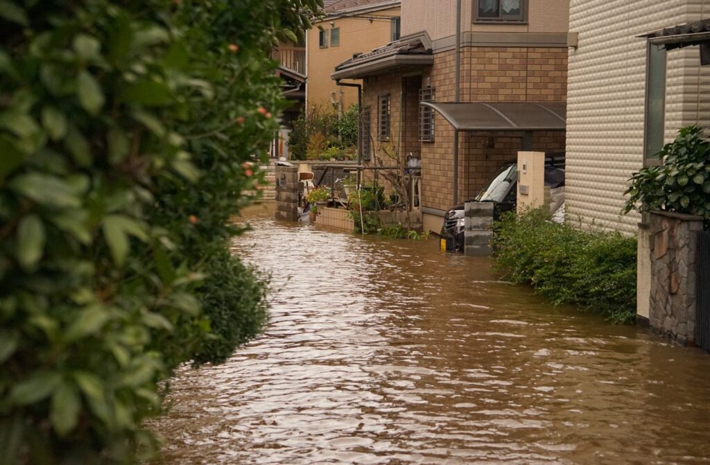 家屋浸水の画像